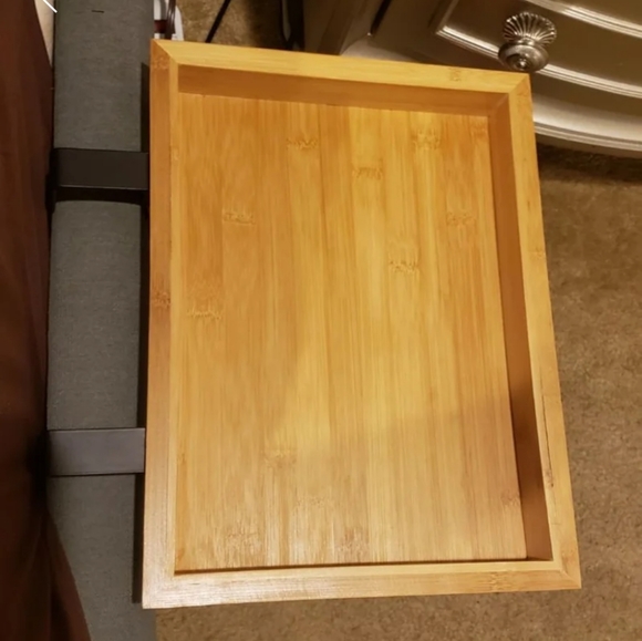Bamboo Bedside Shelf Table NOT in Original - Picture 2 of 6